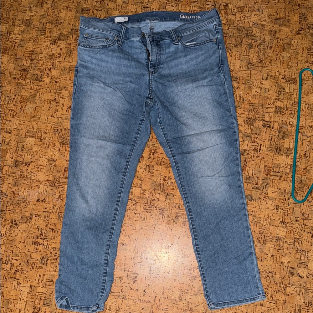 GAP Women's Light Blue Ankle Jeans